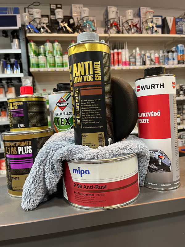 Segédanyagok, eszközök